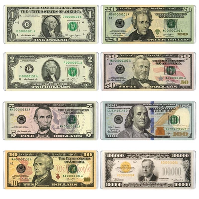 YOU CHOOSE - US Banknotes MiniPix Bundle of 2 Mini Puzzles - 140 Pieces each - Image 1 of 4