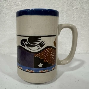 Otagiri Southwestern Style Vogel Kaktus Stern Keramik Kaffeebecher Teetasse - Bild 1 von 11