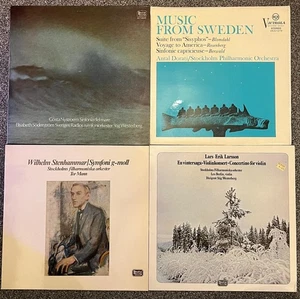 Larsson Violin Concerto, Gosta Nystroem, Antal Dorati, Wilhelm Stenhammar 4 x LP - Picture 1 of 2