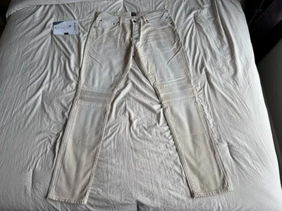 Винтажный PRPS джинсы японский джинсовой ткани с Ярлыками бежевый хаки белый 36 x 33 - Изображение 1 из 4