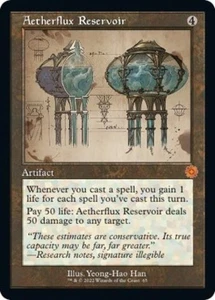 Aetherflux Reservoir (Schematic) -Foil Light Play MTG - Picture 1 of 1