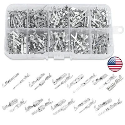 290PCS Electrical Wire Terminal 1/1.5/1.8/2.2/2.8/3.5mm Auto Electric Connectors - Изображение 1 из 4