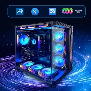 ARGB Gaming PC Computer i7 E5 10-Core Up to RTX5060 4TB 64GB WiFi6 BT5.4 WIN11 - Picture 1 of 7