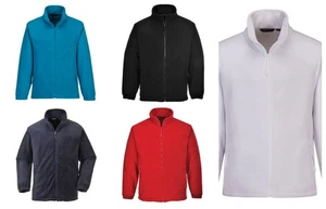 Portwest F205 Aran Fleece Jacket Workwear Full Zip Polyester Fleece - Picture 1 of 8