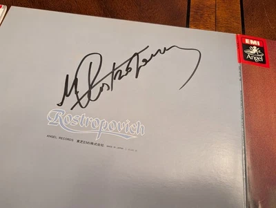 Signed Rostropovich LP - Image 1 of 4