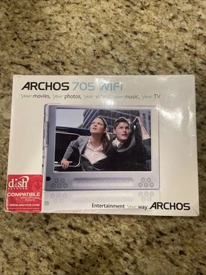 Archos 705 7" Wi-Fi 160 GB Portable Digital Media Recorder (501016) - Image 1 of 3