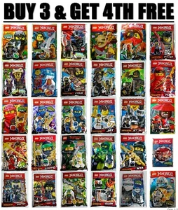 ORIGINAL LEGO NINJAGO Minifigure Limited Edition Polybag Foilpack FREE POSTAGE - Picture 1 of 99