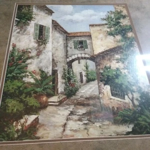 Peaceful Passageway I by C.Bailey Ornately Framed signed 35x32" Excellent Condtn - Picture 1 of 6