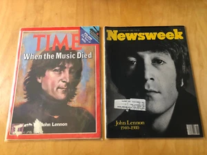 Time Magazine & Newsweek Magazine Lot ~ John Lennon - December 22, 1980 - Foto 1 di 4