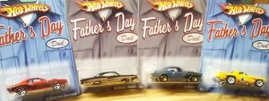 Hot Wheels Fathers Day 4er Set 70 Chevelle SS '65 Bonneville '70 Challenger .. - Bild 1 von 12