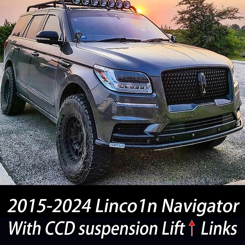 For 15+ Lincoln Navigator U418 U554 CCD Suspension Rise Links Lift Kit levelling — 第 1/4 张图片
