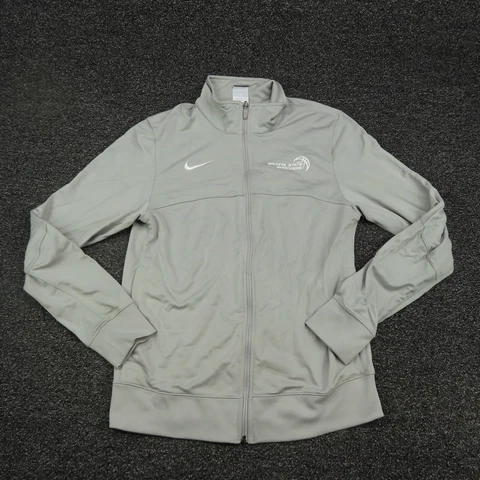 Wichita State Shockers Nike Jacket Womens Medium Gray Long Sleeve Mock Neck Cover