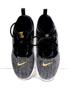 WMNS NIKE FLEX TRAINER 9 AQ7491003 UK 2.5 US 5 BLACK/GREY/GOLD NO BOX - Picture 1 of 7