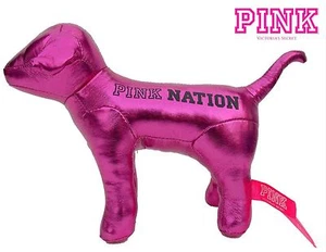 Neu mit Etikett Victoria's Secret PINK Mini HUND glänzend metallic pink Nation limitierte Auflage - Bild 1 von 1
