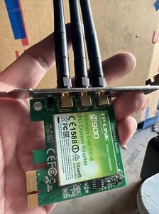 TP-LINK TL-WDN4800 Dual Band Wireless N900 PCI Express Adapter, Great Condition! - Picture 1 of 4