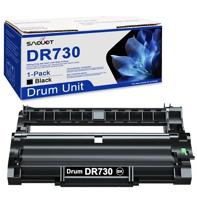 DR730 Drum Replacement for Brother TN-760 Drum Black HL-L2325DW HL-L2350DW - Image 1 of 4