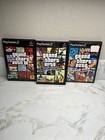GTA PS2 GAME LOT - Grand Theft Auto 3, San Andreas, Vice City - Bundle Tested