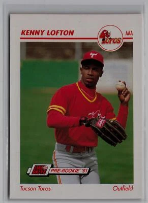 1991 Line Drive AAA #614 Kenny Lofton - Image 1 of 2