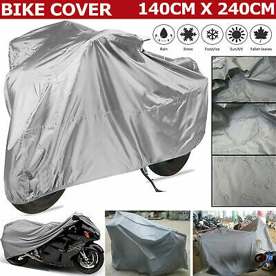 Large Motorcycle Bike Motorbike Cover Waterproof Outdoor Rain UV Dust Protector • 6.03€
