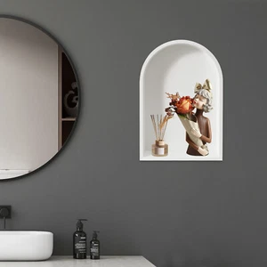304 Stainless Steel Shower Niche Recessed Shower Storage Dome Bathtub Wall Niche - Picture 1 of 10