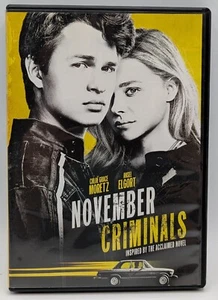 November Criminals DVD 2018 Ansel Elgort Chloe Grace Moretz - Picture 1 of 3