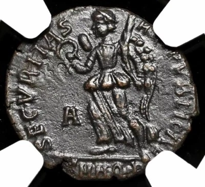 NGC MS Valens Roman Empire 364-378 AD AE3 Nummus Coin, TOP POP & EXTREME SCARCE! - Image 1 of 4