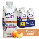 Ensure Max Protein Nutrition Shake, Creamy Peach🍑 11 fl oz, 4 Count