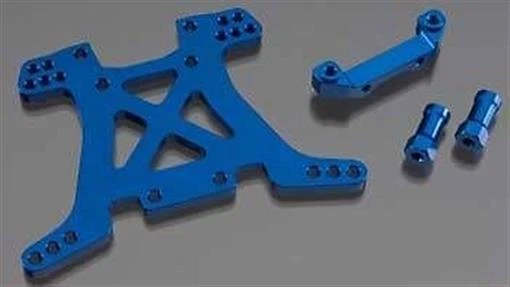Traxxas Slash 4x4 Blue Aluminum Rear Shock Tower - Image 1 of 1