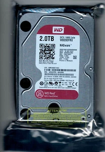 neue Western Digital WD20EFRX Red NASware SATA III HDD Festplatte 5400U/min 64MB - Bild 1 von 2