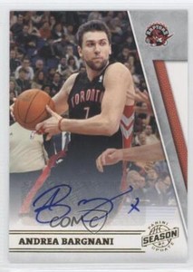 2010-11 Panini Season Update Signatures /99 Andrea Bargnani #27 Auto