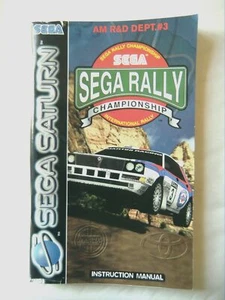 54961 Instruction Booklet - SEGA Rally Championship - Sega Saturn (1995) 672-296 - Picture 1 of 1