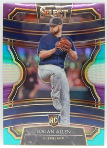 2020 Panini Select Baseball - Tri-Color #56 Cleveland Guardians - LOGAN ALLEN - Bild 1 von 2