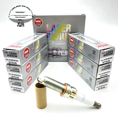 6x Genuine Iridium Spark Plugs NGK 97506 SILZKBR8D8S for BMW 535I 2011-16 3.0T - Image 1 of 4