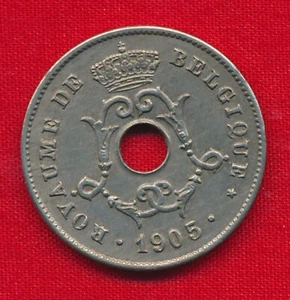 Belgium 1905 10 CENTIMES (Copper-Nickel) - Picture 1 of 2
