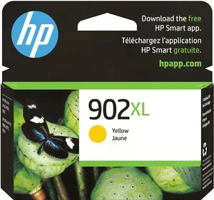 Nowe oryginalne żółte wkłady atramentowe HP 902XL OfficeJet Pro 6954 EXP 05/2023 - Zdjęcie 1 z 1
