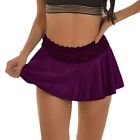 Lace Stitching Miniskirt Mini Summer Sexy Casual Solid Color Ladies Fashion
