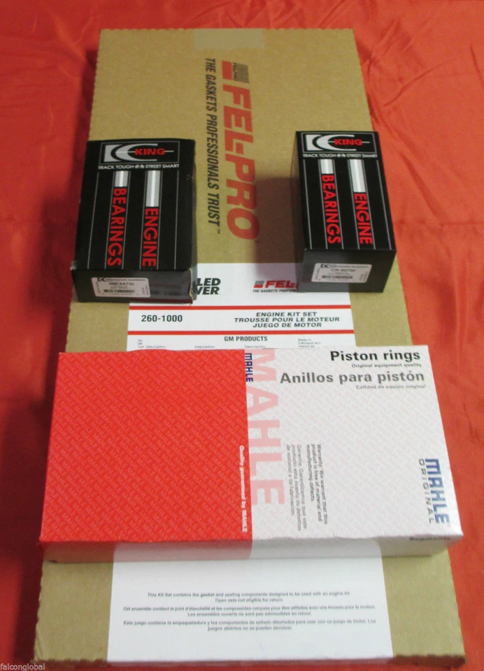 Chevy 350 GMC rering engine kit 1980 81 82 83 84 85 bearings gaskets rings Foto 1 de 1