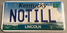 2003 Kentucky Vanity License Plate No-Till, Lincoln County Ky Expired