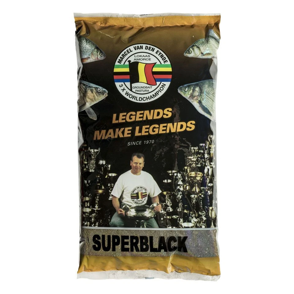 1kg " VAN DEN EYNDE SUPER BLACK " leichtes Futter Groundbait für Rotaugen - Bild 1 von 1
