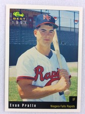 1991 Niagara Falls Rapids-Classic BEST Baseball Card-Evan Pratte