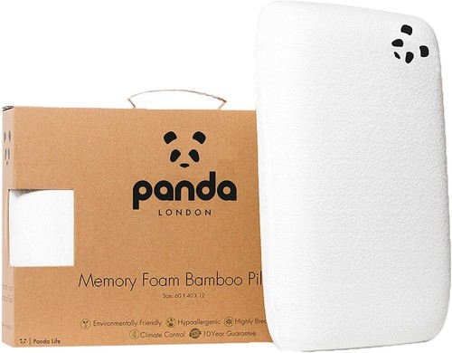 Panda Luxury Memory Foam Bamboo Pillow (REJUVENATED)