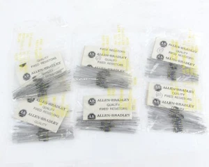 Lote (297) Allen-Bradley RCR07G186JS Resistencia de Composición de Carbono 18 MegOhms 1/4W - Imagen 1 de 2