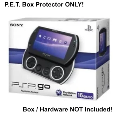 P.E.T. Plastic Box Protector / Display Case for Sony PSP Go Console Box - Image 1 of 3