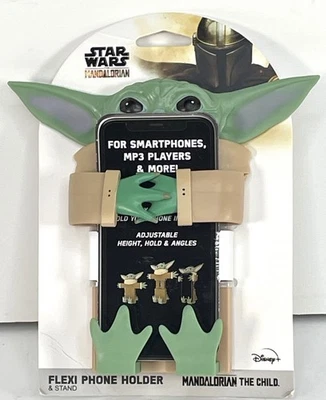 NEW Disney Star Wars Mandalorian Baby Yoda Flexi Phone Holder Stand Gift - Image 1 of 4