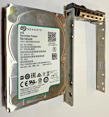 Seagate Barracuda ST5000LM000 2.5" 5TB Internal HDD Re-certified, w/drive caddy - Image 1 of 2