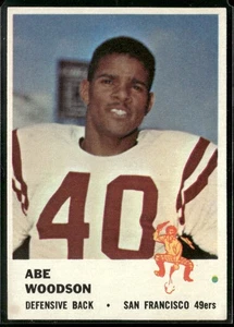 1961 Fleer #65 Abe Woodson VG-EX/EX - Picture 1 of 2