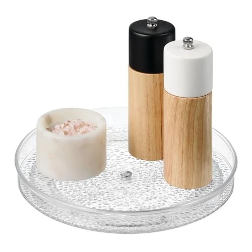  The Rain Collection Lazy Susan Turntable Organizer, 9" x 9" x 1.5", Pack of 1 - Image 1 of 4