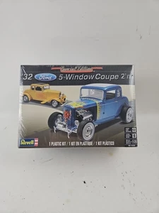 Revell 85-4228 1:25 '32 Ford 5-Window Coupe 2' n 1 Car Model Kit NEW SEALED BOX - Picture 1 of 10