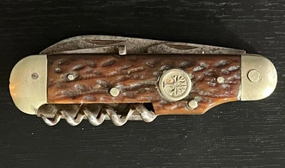 Vintage Boker Germany Tree Brand 182 Arbolito Camping Scout Knife Humpback - Image 1 of 4