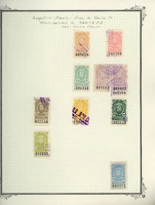 ARGENTINA Specialized REVENUE Selections on Album Page Lot #253 - SEE SCAN - $$ - Picture 1 of 1